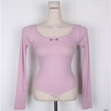 Women Long Sleeve Shirt Vest Long Sleeve Shawl Bottoming Shirt Top Tight