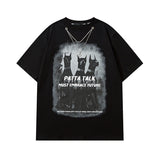Men T Shirt Doberman Pinscher Printed Short-Sleeved T-shirt Men's and Women's Ins Style National Fashion Brand Hip Hop
