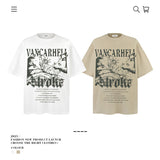 American vintage street T-shirt vintage loose cotton summer men