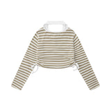 Women Long Sleeve T-shirt Polo Collar Short-Sleeved T-shirt Women's Autumn Ins