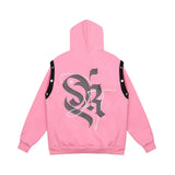 Men Hoodie Letter Printed Hoodie Men Loose Hoodie