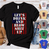 Women's Independence Day T Shirt round Neck Short Sleeve T-shirt Women's Top