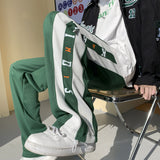 Men Sweatpants Summer Men's Design Sense Mop Pants Straight Sports Leisure Long