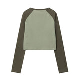 Women Long Sleeve T-Shirt Retro Cat Printing Long Sleeve T-shirt Girls Spring and Autumn Sleeve