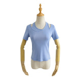 Women T-Shirt Summer Short Sleeve T-shirt Top Bottoming Shirt