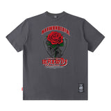 Men T Shirt Retro Portrait Printing T-shirt Men's and Women's Short Sleeve Loose Couple