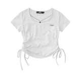Women's T-shirt Short-Sleeved T-shirt Women's Short Summer Exposed Navel