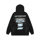 Men Hoodie Letter Printed Hoodie Men's Loose Casual
