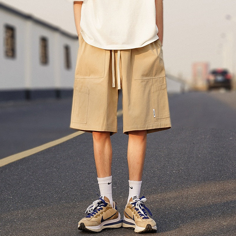 Men Sweatpants Khaki Shorts Men's Summer Fashion Brand Casual Pants
