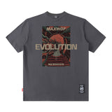 Men T Shirt Short Sleeve T-shirt Men and Women High Street Loose Couple