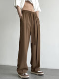 Men Sweatpants Men's Summer Drape Wide Leg Loose Straight Casual
