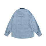 Men Long Sleeve T Shirt Men's Cartoon Animal Bowknot Shirt Cardigan Outerwear