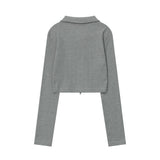 Women Long Sleeve T-Shirt Printed Long Sleeve T-shirt Street Casual Women's Autumn Short Top
