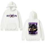 Harajuku Anime Solo Leveling Sung Jin Woo  Print Hoodie