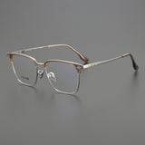 CHH Chrome Hearts Glasses Stylish Vintage Half Frame Pure Titanium Glasses Frame