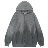 Men Hoodie Hoodie Coat Men's Autumn and Winter Loose Zipper