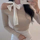 Women Long Sleeve Shirt Women's Tight Autumn and Winter