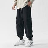 Men Sweatpants Fashion Brand Casual Pants Loose Autumn Ankle-Tied Overalls