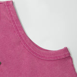 Women Vest Women's Short Summer Sling Washed and Worn