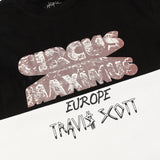 Travis Scott T-Shirt Travis Scott 24ssTOUR EUROPE Crew Neck Short Sleeve