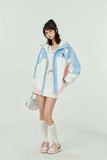 Unisex Jacket Women's Autumn Letter Embroidered Hooded Jacket