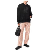 Palm Angle Jacket Palm Angels WANG Jiaer Printed Long-Sleeved Sweater for Men and Women