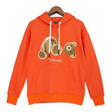 Palm Angle Hoodie Palm Angels Broken Bear Embroidered Hoodie Loose