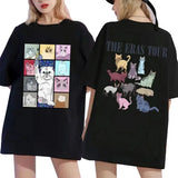 Cotton The Eras Tour Cat Edition Printed T-Shirt