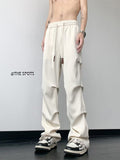 Men Sweatpants Summer Vibe Loose Wide Leg Casual Trousers