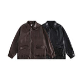 Unisex Jacket Autumn Trendy Leather Coat Women's Clothing