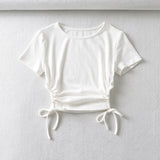 Women T-Shirt Summer T-shirt round Neck Women's Top