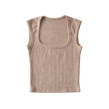 Women Camisole Amoi Cashmere Texture Vest