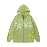 Men Hoodie Hooded Cardigan Sweater Men's Autumn and Winter Loose