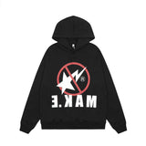 Men Hoodie Printed Hoodie Male English Letters Loose