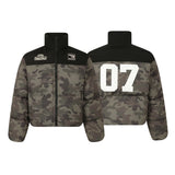 Unisex Down Jacket Men's Winter Camo Thickened Bread Suit