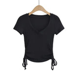 Women T-Shirt Workout Clothes Spring and Summer Sports Tight T-shirt for Women