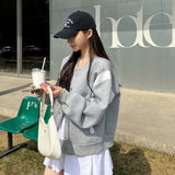 Women Long Sleeve Shirt Loose Sweater Women's Top Women's Cardigan