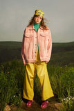 Unisex Jacket Autumn Two-Dimensional Washed Coat Women's Clothing