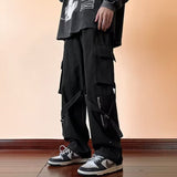 Men Sweatpants Men's Loose Wide Leg Straight Casual Pants