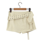 Women Skirt Retro Workwear Short Skirt Women's Skirt Autumn