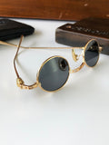 Chrome Hearts Sunglasses Personalized Vintage Metal Round Frame Sunglasses