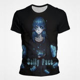 Sally Face T Shirts Sally Fisher 3D Digital Printed round Neck Men's and Women's T-shirt