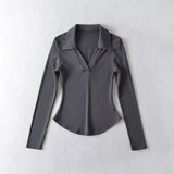 Women T-Shirt Spring T-shirt Women's Long-Sleeved Bottoming Shirt Top