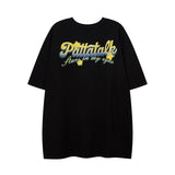 Men's T Shirt Graffiti Printing Short-Sleeved T-shirt Men's and Women's Hiphop