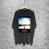 Purple Brand T Shirt Short Sleeve T-shirt Blouse
