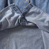 Women T-shirt Denim Shirt Women's Spring and Autumn Loose Casual Top Coat