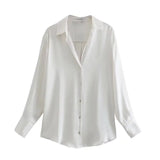 Women T-Shirt Summer Shirt Loose Long Sleeve Top