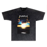 Purple Brand T Shirt Short Sleeve T-shirt Blouse