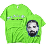 Rapper Drake Graphic Print T-shirt Men's T-shirt