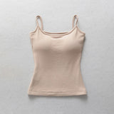 Women Camisole Sexy Chest Pad Camisole
